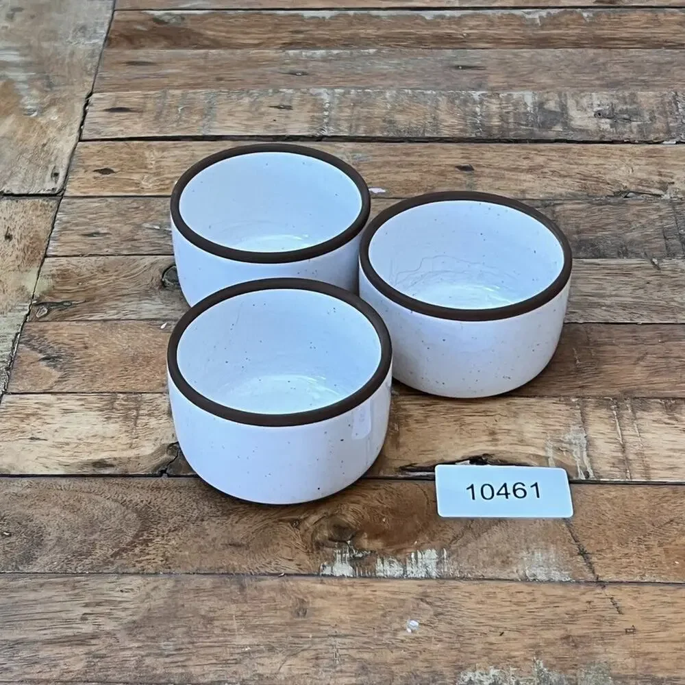 Mora Ceramic Ramekin Small Oven Safe Baking Dishes Cups 4oz Set of 3